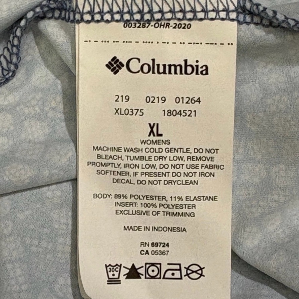 Columbia PFG Women's XL Midway Bay Active Tank Mini Dress Blues Cooling Vacation - Picture 8 of 11